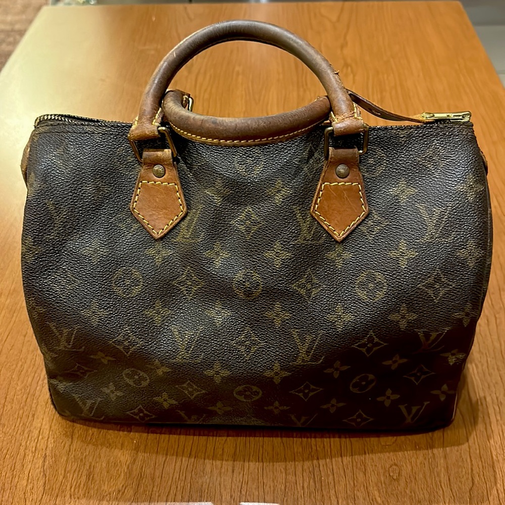 Louis Vuitton speedy 30 handbag, authentic